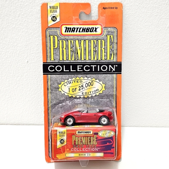 MATCHBOX Premiere Drop Tops Collection BMW Z3 Car Model - Picture 14 of 14